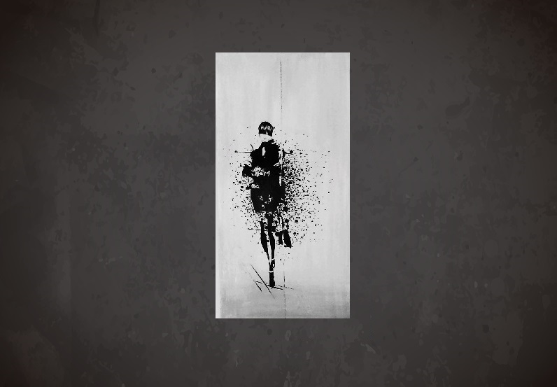 Tableau femme abstraite